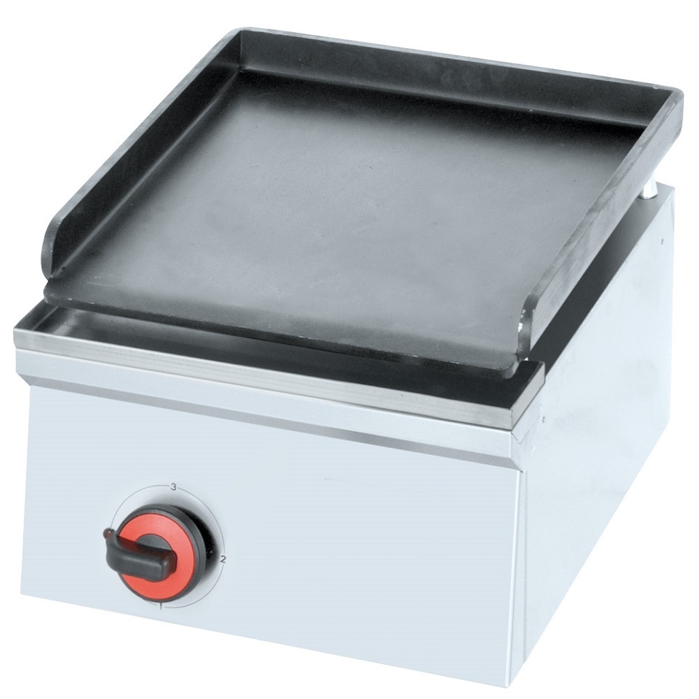 Electric iron hot plate 10 mm  smooth table top - 400x450x240 mm - 2000 W 230/1V - 4402EM10 Eurast