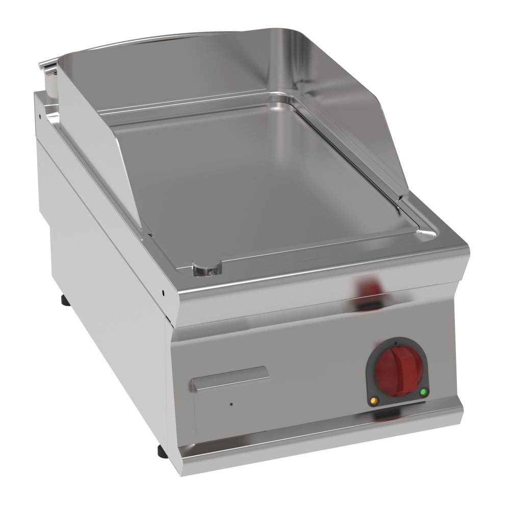 Electric iron hot plate 15 mm  smooth table top - 400x700x280 mm - 3900 W 400/3V - 36030617 Eurast