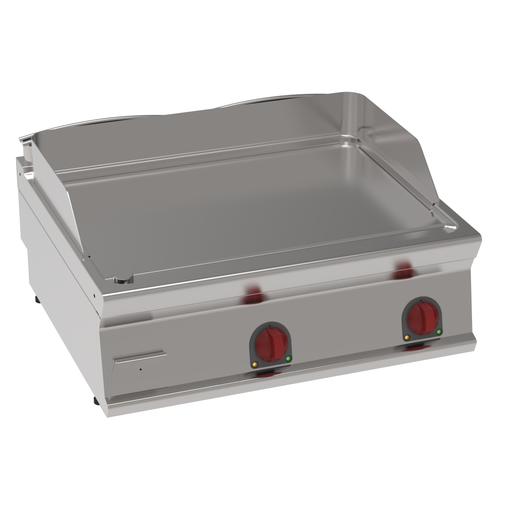 Electric iron hot plate 15 mm  smooth table top - 800x700x280 mm - 7800 W 400/3V - 36330617 Eurast