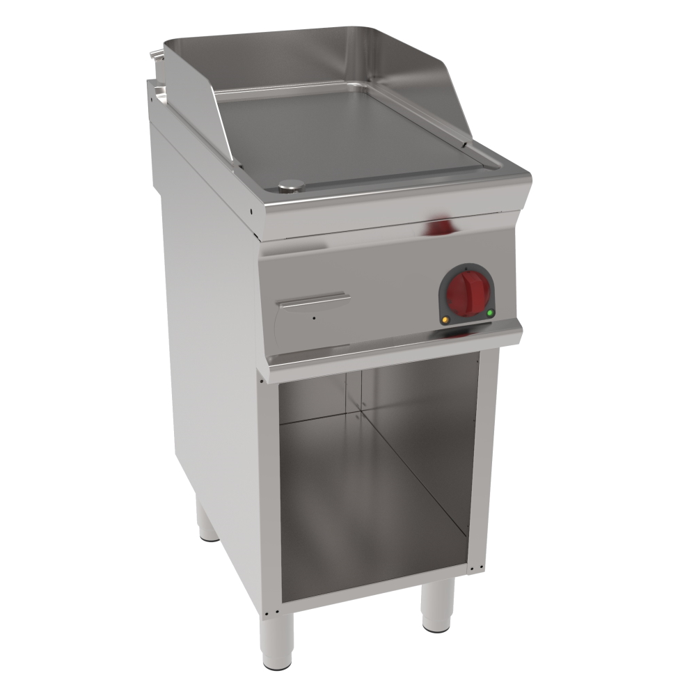 Electric iron hot plate 15 mm  smooth on open support - 400x700x900 mm - 3900 W 400/3V - 36730617 Eu