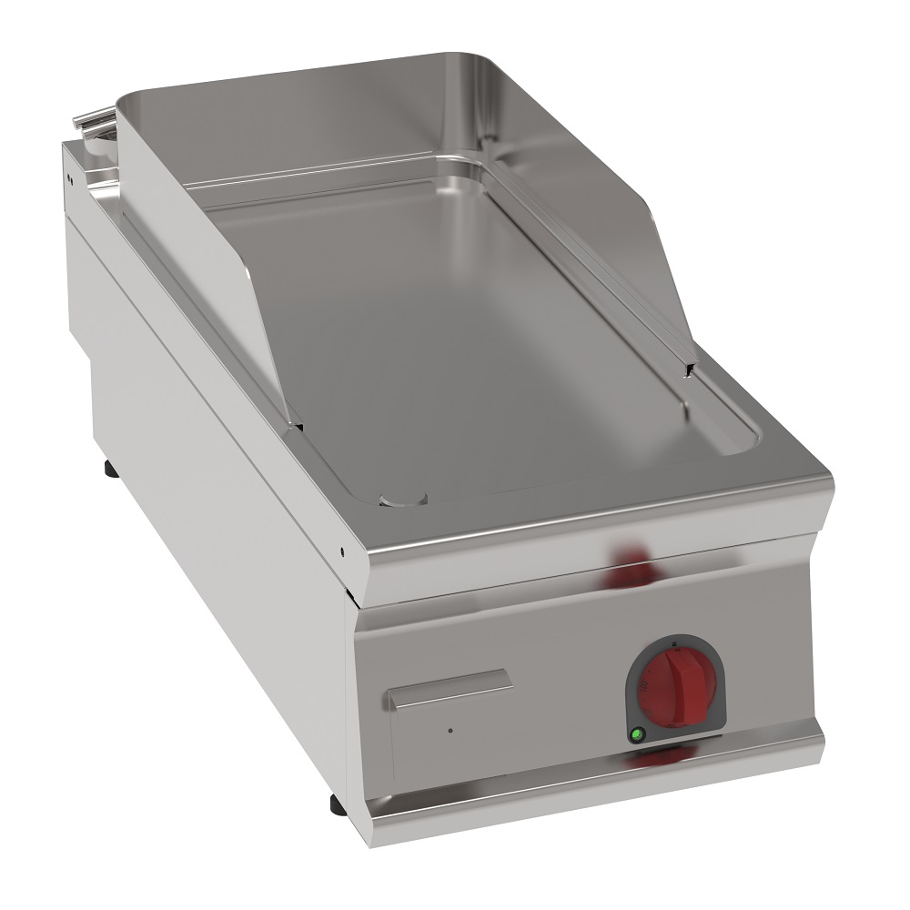 Electric iron hot plate 15 mm  smooth table top - 400x900x280 mm - 6000 W 400/3V - 36350613 Eurast