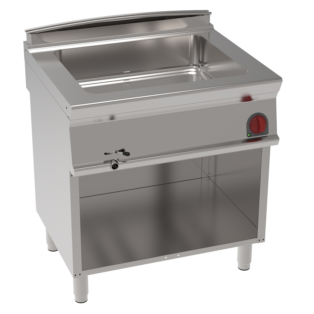 Electric bain marie gn 2/1 on open support - 800x700x900 mm - 2600 W 230/1V - 37920617 Eurast