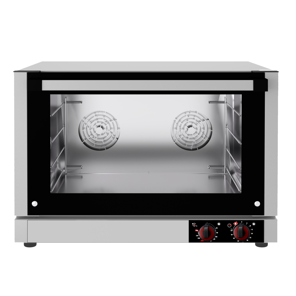 Electric convection oven dir. 4 gn 1/1 or trays 600x400 - 760x760x560 mm - 3800 W 230/1V - 41645017 