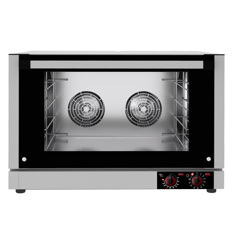 Electric convection oven dir. 4 gn 1/1 or trays 600x400 - 820x800x560 mm - 6300 W 400/3V - 41135017 