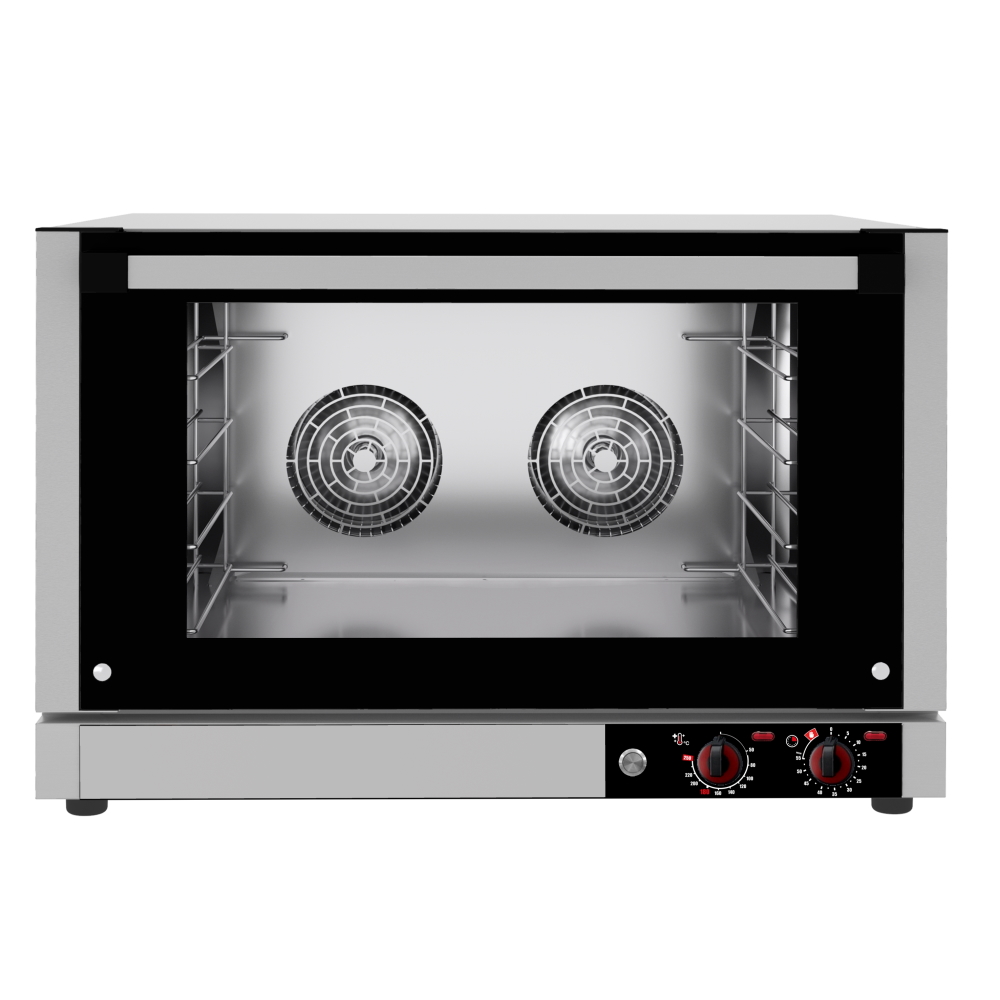 Electric convection oven dir. 4 gn 1/1 or trays 600x400 - 820x800x560 mm - 6300 W 400/3V - 41235017 