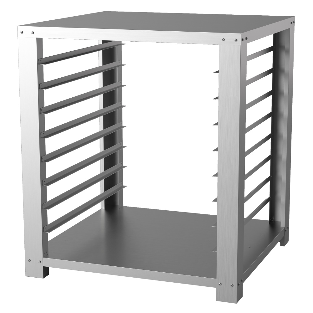 Oven support  for 8 gn 2/3 or 430 x 340 - 600x580x850 mm - 41745017 Eurast