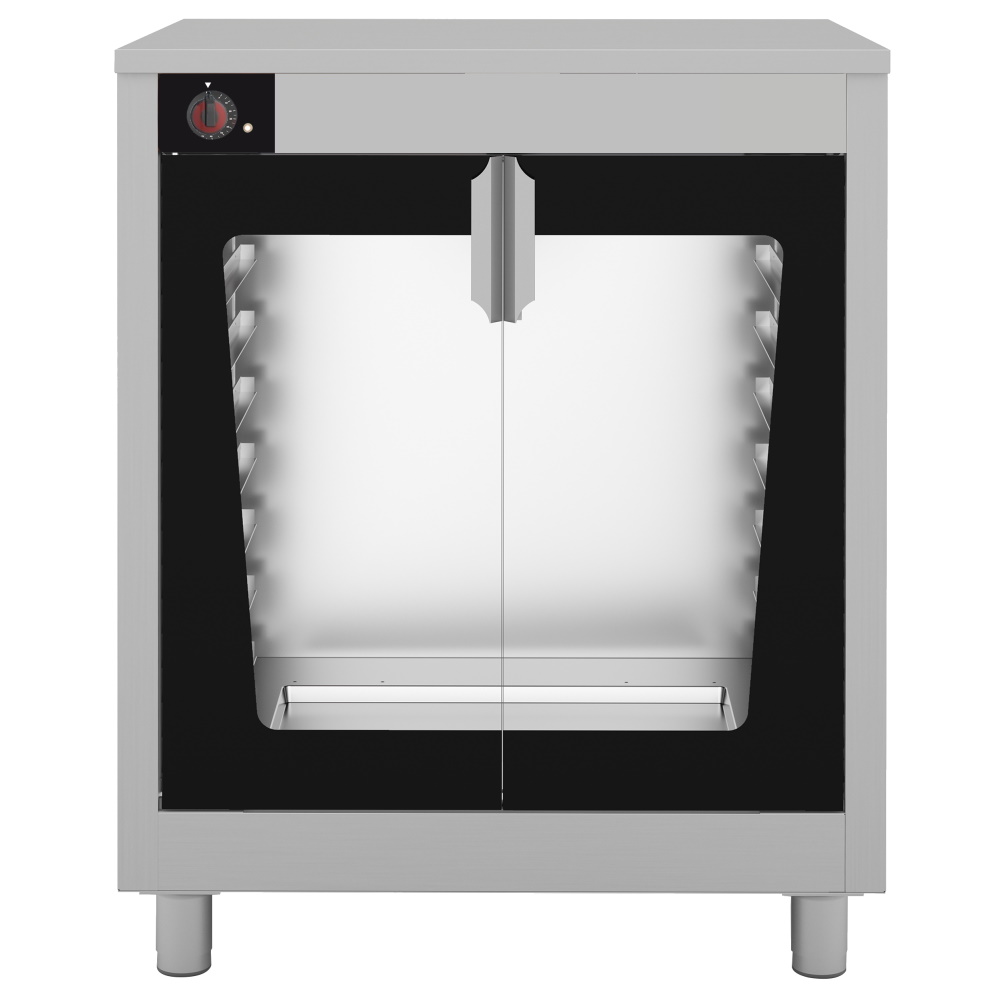 Hot or fermentation cabinet dir.8 tins 600x400 - 760x700x930 mm - 1400 W 230/1V - 80406017 Eurast