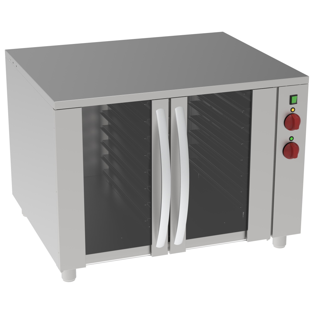 Hot or fermentation cabinet 7+7 gn 1/1 or 600x400 - 1030x740x800 mm - 2600 W 230/1V - 80939169 Euras