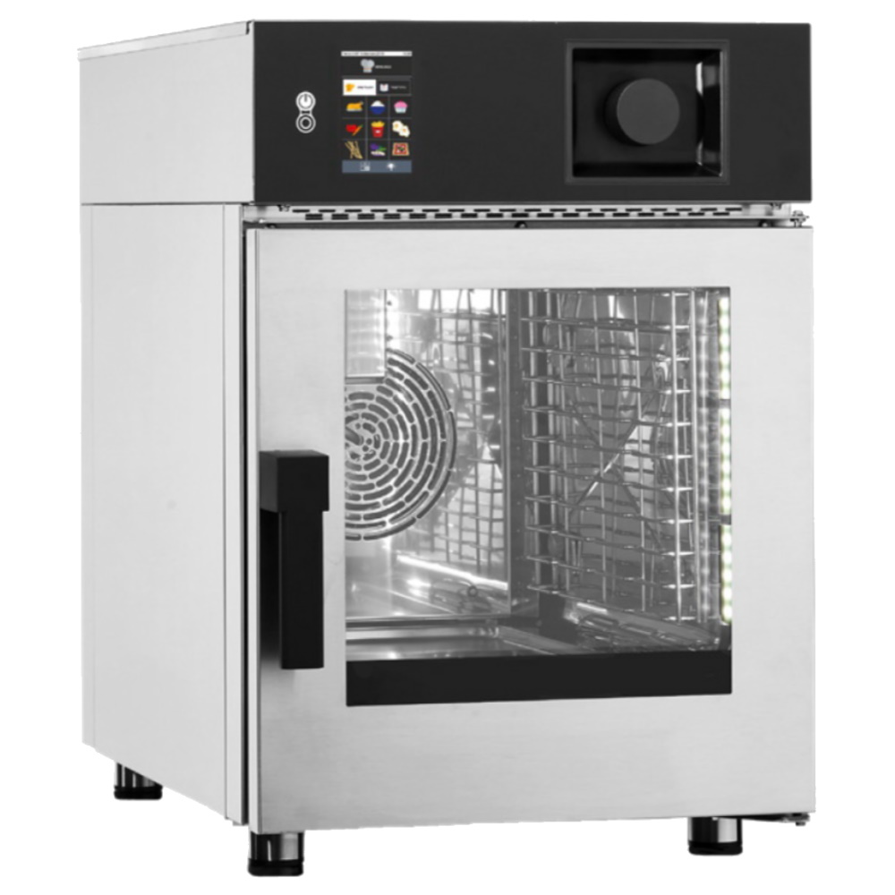 Mixed oven conv.-steam dir. electr. 6 gn 1/1 - 520x800x770 mm - 6900 W 400/3V - 410160MK Eurast