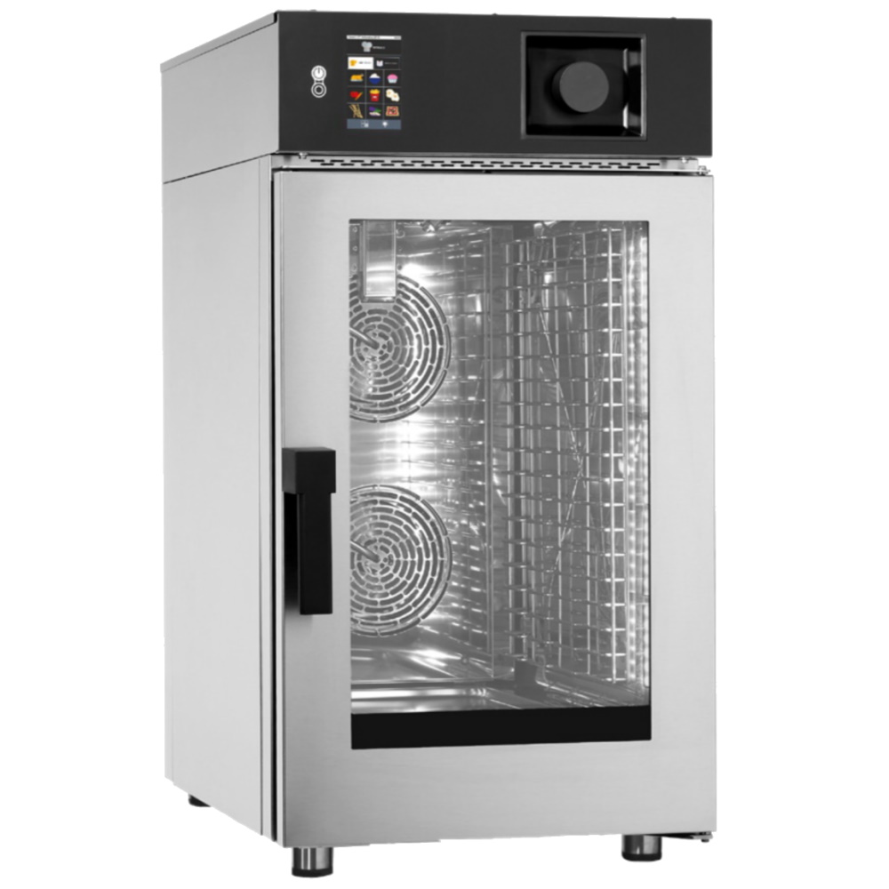 Mixed oven conv.-steam dir. electr. 10 gn 1/1 - 520x800x1000 mm - 13800 W 400/3V - 410101MK Eurast