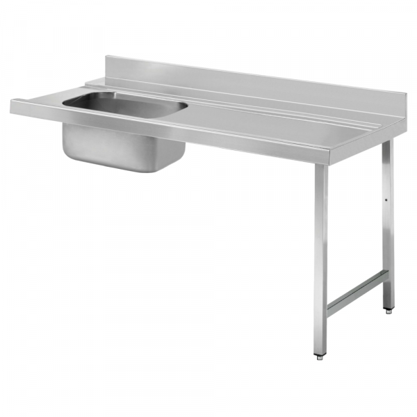 Mesa entrada derecha cupula con 1 seno lisa 700x750x850 mm