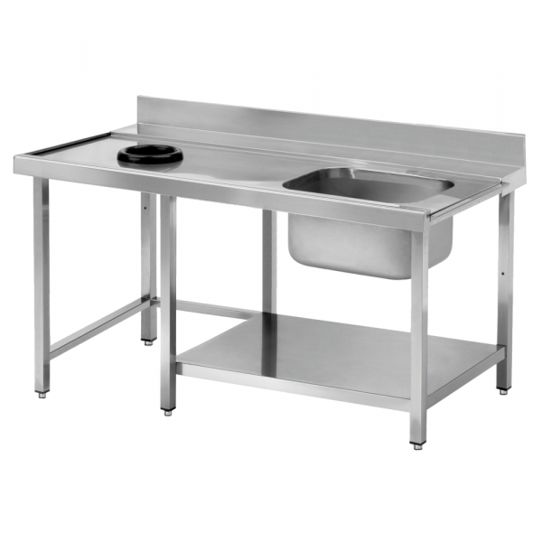 Mesa entrada izquierda cupula con aro de desbarace y 1 seno 1100x750x850 mm