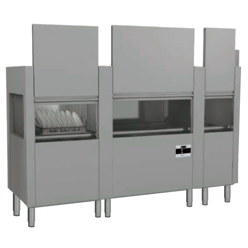 Washing tunnel prewash, wash and multiple rinse module - 2520x770x1620 mm - 35000 W 400/3V - 28TDC21