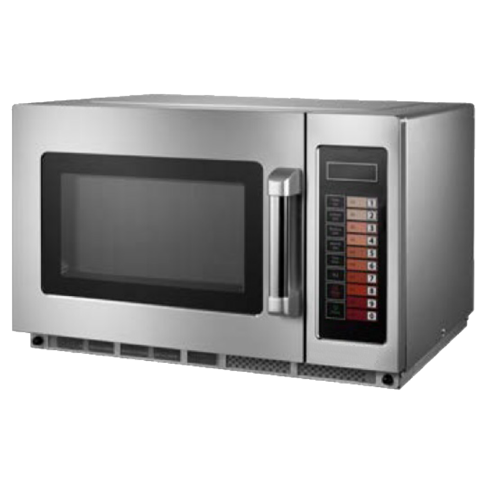 Microondas inox 34 l. digital suelo liso 2 magnetron 1,8 575x530x370 mm