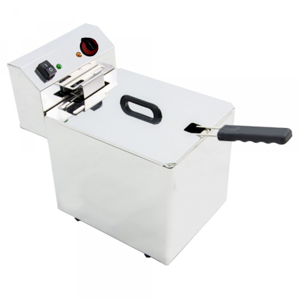Electric fryer 8 liters tabletop - 265x495x325 mm - 3500 W 230/1V - 4408010V Eurast