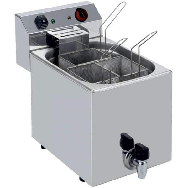 Electric pasta cooker  tabletop with 3 baskets - 270x460x370 mm - 3200 W 230/1V - 4407L7PC Eurast