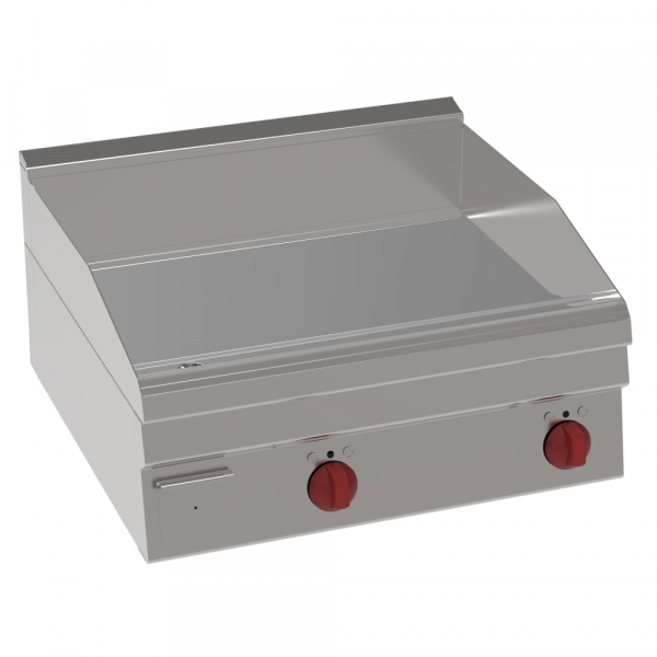 Electric iron hot plate 15 mm  smooth table top - 700x600x280 mm - 7800 W 400/3V - 30520611 Eurast