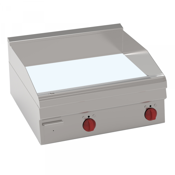 Electric iron hot plate 15 mm  smooth table top - 700x600x280 mm - 7800 W 400/3V - 30130611 Eurast