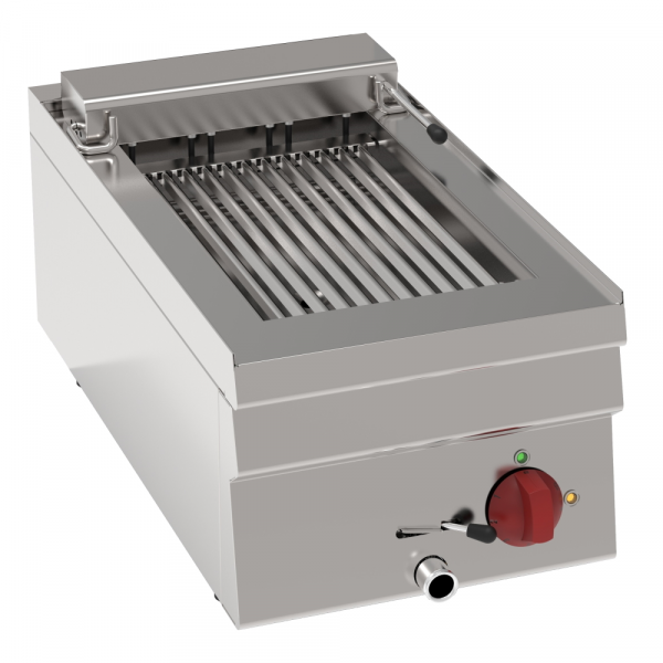 Barbacoa eléctrica-grill vapor de sobremesa 350x600x280 mm
