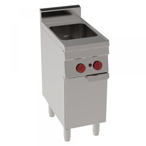 Gas pasta cooker on closed cabinet - 350x600x850 mm - 10 Kw - 30330311 Eurast