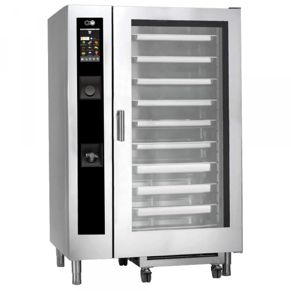 Mixed oven conv.-steam dir. electr. with wash for 20 gn 2/1 - 1200x910x1850 mm - 51600 W 400/3V - 41