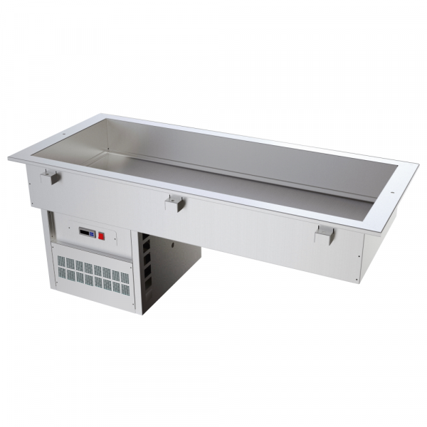 Cuba fría drop-in 3 gn 1/1 con grupo 1100x610x510 mm