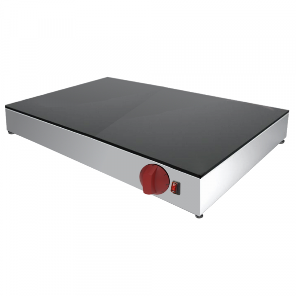 Glass ceramic hot plate on table top - 1000x500x100 mm - 1600 W 230/1V - 110455TC Eurast