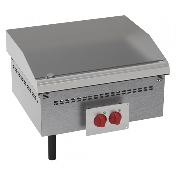 Electric frytop drop-in smooth surface (fe) - 700x600x210 mm - 7800 W 400/3V - 12810631 Eurast