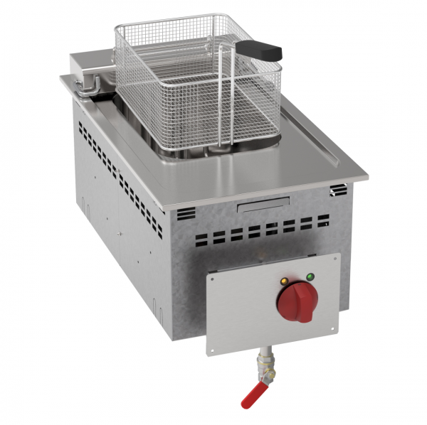 Electric fryer drop-in 10 liters - 350x600x210 mm - 6000 W 400/3V - 12620631 Eurast