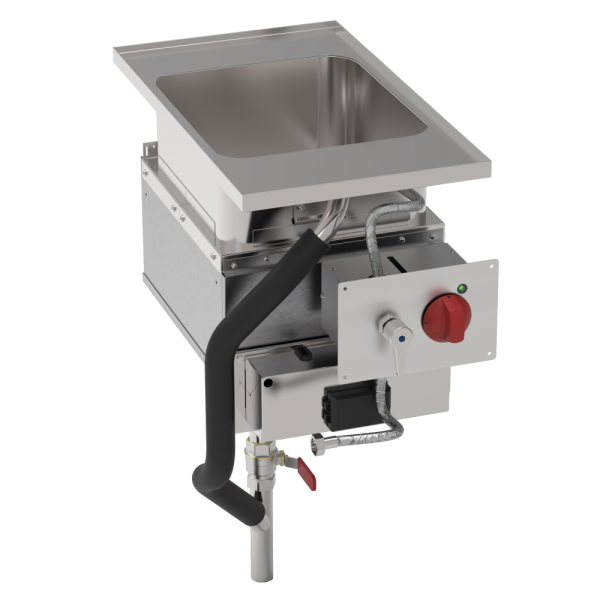 Electric pasta cooker drop-in gn 2/3 - 350x600x400 mm - 4800 W 400/3V - 12830631 Eurast