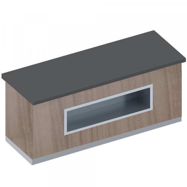 Neutral buffet nm finish - 1300x850x900 mm - 11236NM0 Eurast