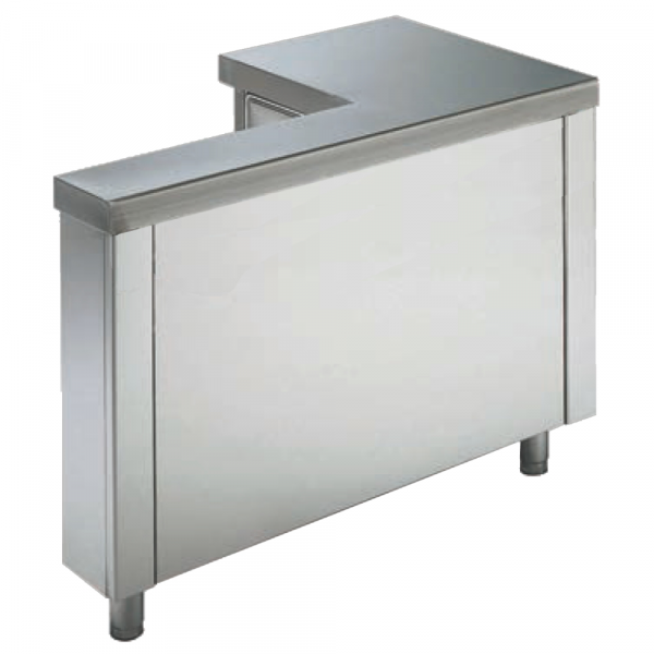 Self-service box furniture left with 1 drawer - 1200x700x850 mm - 10684300 Eurast