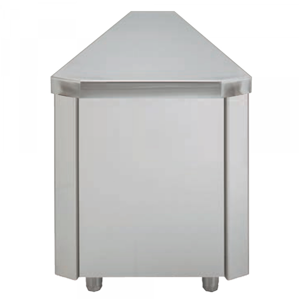 Neutral self-service furniture external angle 45° - 700x700x850 mm - 10733600 Eurast