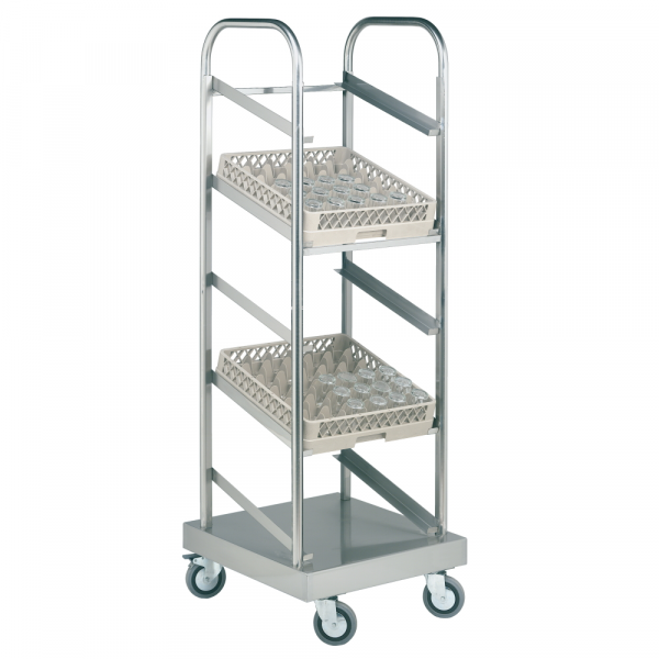 Cup dispenser cart . - 610x650x1850 mm - 10200000 Eurast
